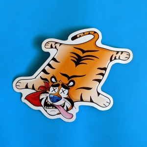 Tiger Rug Sticker