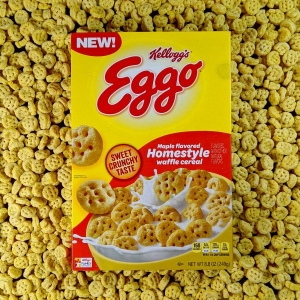 Eggo Maple Flavoured Homestyle Waffle Cereal